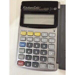 Kitchen Calc PRO Master Chef's Edition 8305 Professional Recipe Calculator Teste